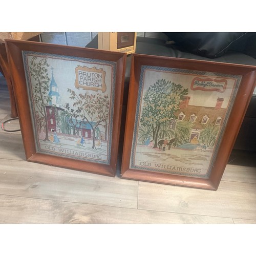 Pair vintage framed - pair,